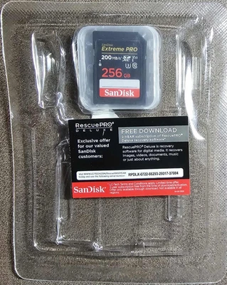 Tarjeta SanDisk 256GB 256G Extreme PRO SDXC 200MB/s Clase 10 UHS-1 U3 4K Memoria Foto 1 de 2