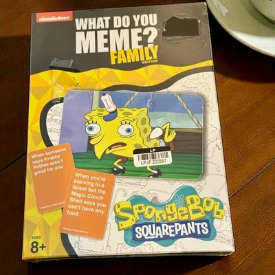 What Do You Meme? Family Edition Spongebob Squarepants Card Game Ages 8+ - Image 1 of 4