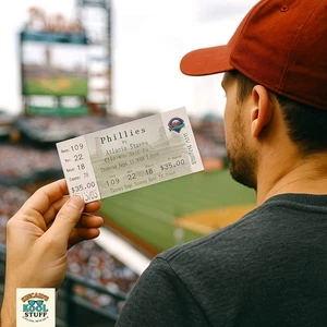 Philadelphia Phillies vs Atlanta Braves Sept. 15, 2005 Game Ticket Citizens Bank - Picture 1 of 3