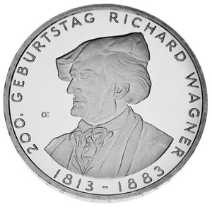 Alemania 10 euros 2013 UNC Compositor Richard Wagner - Imagen 1 de 5