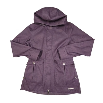 Kathmandu Jacket Women 8 purple red windbreaker long sleeve hooded NGX3 Size 8 - Image 1 of 4