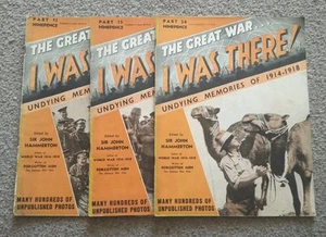 The Great War...I Was There! Magazines X3 In Good Condition WW1 - Picture 1 of 4