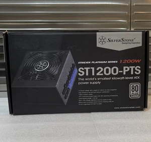 Fuente de alimentación SilverStone Technology 1200 W vatios totalmente modular 80 Plus Platinum ST1200 PTS - Imagen 1 de 4