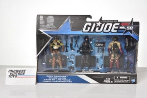 GI Joe 50th Anniversary Rock Rampage Alpine, Shock Trooper, Rock Viper New Set - Picture 1 of 7