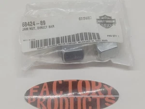 GENUINE HARLEY DAVIDSON Direct Bar Jam Nuts 68424-89 - Picture 1 of 2