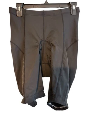 CANARI Men’s Gel Spandex Black Padded Cycling Shorts; Size Medium - Image 1 of 4