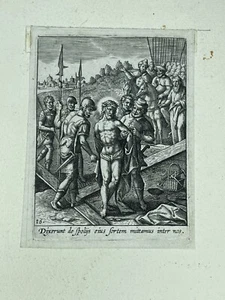 1580 Kupferstich Adriaen Collaert Passion Auferstehung Christi Religiöse Kunst - Bild 1 von 9