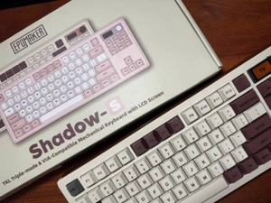 NEW EPOMAKER Shadow-S VIA Wireless Gaming Mechanical Keyboard in Vintage Brown - Picture 1 of 6
