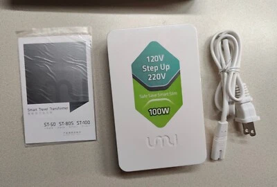 120V to 220V Step Up Voltage Converter Transformer 100W - Image 1 of 4