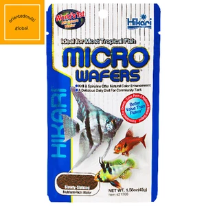 1 Hikari Tropical Micro Wafers 45g Aquarium Slow Sinking Fish Food Enhance Color - Picture 1 of 8