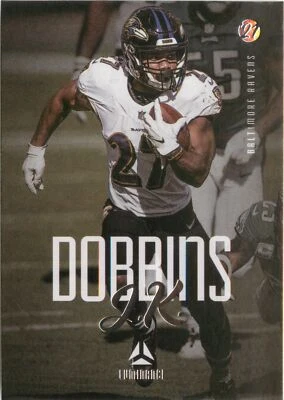 J.K. Dobbins 2021 Panini Luminance Football Base Card #8 Baltimore Ravens NFL - Image 1 of 2