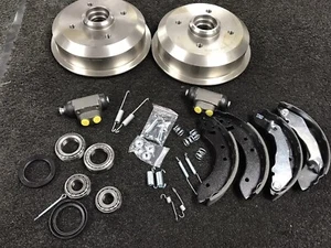 FOR FORD ESCORT MK3 RS 1600I 180MM  REAR BRAKE DRUM SHOES CYLINCERS FITTING KIT - Picture 1 of 5