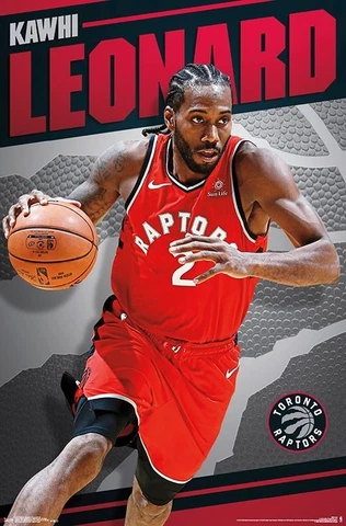 KAWHI LEONARD Toronto Raptors NBA Superstar Action Official Wall POSTER Cover