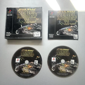 Star Wars Rebel Assault II 2 (PS1 Game), WITH MANUAL - TESTED & WORKING - Picture 1 of 5