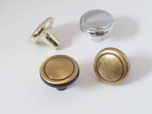 Möbelknöpfe Griffe Knauf Knopf Schrank Küche Tür Messing Gold Silber antik V807 - Bild 1 von 5