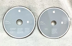 $49.99 Apple Mac Macintosh eMac OS 10.3 X Install Discs CD 10.3.4 Panther 2003 - Picture 1 of 3