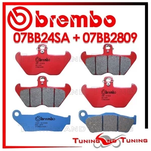 PASTILLAS FRENO BREMBO DELANTERO SA + TRASERO CC PARA BMW R 1100 R 1998 1999 - Imagen 1 de 1