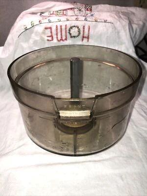 Vtg General Electric GE Food Processor D5FP1 Bowl 4 Cup Replacement Part - Image 1 of 4