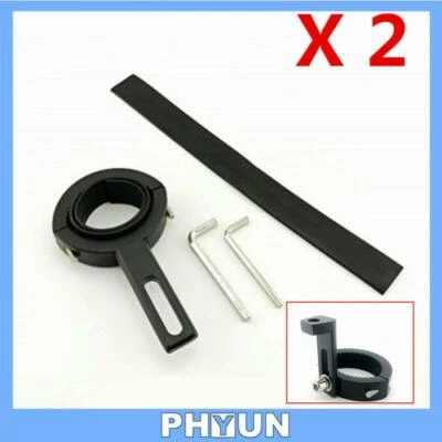 2x Soporte de montaje de horquilla de tubo de faros antiniebla LED para motocicleta 38-55 mm Foto 1 de 4