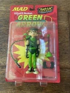 MAD Magazine Alfred E. Neuman as Green Arrow Action Figure NEW in Package! DC - Picture 1 of 1