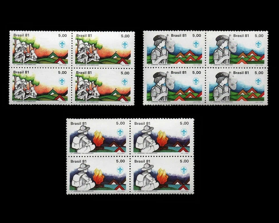 Boy Scouts Brasil 1981 童子军 スカウト Foto 1 de 4