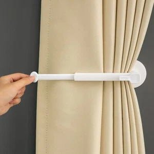 1Pc Stretchable Curtain Tiebacks Punch Free Curtain Holdback Curtain Holder - Picture 1 of 10