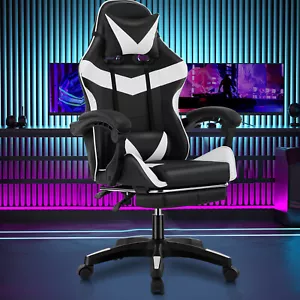 Massage Gaming Stuhl Schreibtischstuhl Drehstuhl Chefsessel Bürostuhl Uxalxfjovb - Bild 1 von 16