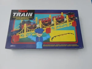 Jeu / Jouet ancien - TOMY TRAIN ref1326 Coffret pont suspendu / bridge set 80's - Bild 1 von 12
