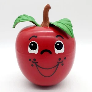 Vintage 1972 Fisher-Price Happy Apple Roly Poly Chime 1970s Baby Toy - Picture 1 of 6