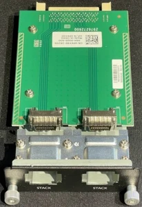 DELL Force10 Sxx Dual Port 10GB CX4 Stacking Module Dell / PKY49 - Afbeelding 1 van 7