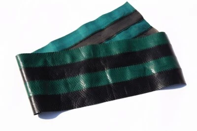 Patchwork Piel de Serpiente Piel de Serpiente Panel Brillante Muticolor 7.5x38" Foto 1 de 4