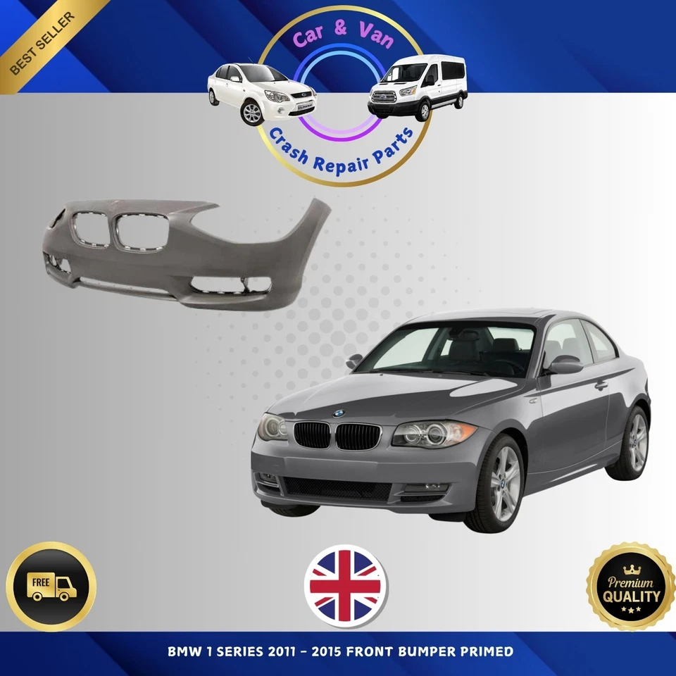 BMW 1 СЕРИИ 2011 - 2015 ПЕРЕДНИЙ БАМПЕР ГРУНТОВКА НОВЫЙ OE 51117292959 НЕ M SPORTS - Изображение 1 из 4