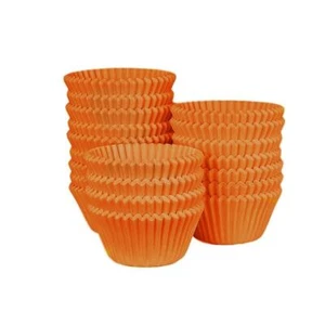 Orange Muffin Cases - 2 Pack Sizes - Picture 1 of 1