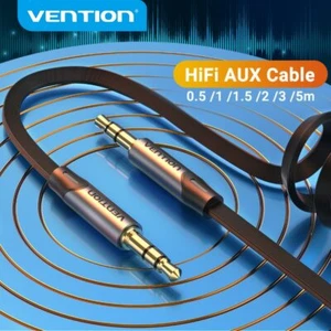 Auriculares con cable auxiliar de audio cable de 3,5 mm conector a conector altavoz automóvil cable auxiliar estéreo - Imagen 1 de 14