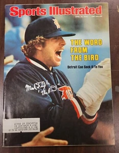 Mark Fidrych Signed SI Sports Illustrated 4/24/78 Detroit Tigers Beckett Auto - Picture 1 of 4