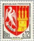 Ebs France 1964   Coats Of Arms   Agen   Yt 1353 A   Mnh