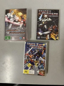 Transformers DVDs Region 4 - Picture 1 of 3