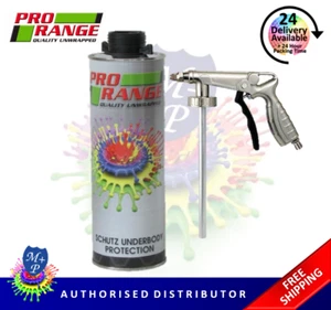 Pro Range Karosserieschutz schwarz x 1 Unterboden 1 Liter Beschichtung + Applikatorpistole - Bild 1 von 4