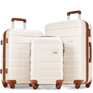 3-teiliges Koffersets Hartschale leicht robust mit TSA-Schloss 20 Zoll 24 Zoll 28 Zoll - Bild 1 von 18
