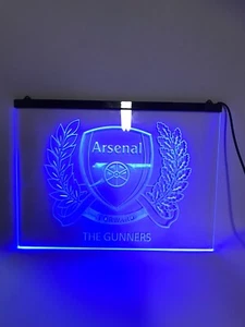 Arsenal The Gunners Up Football Light Up Sign - Picture 1 of 7