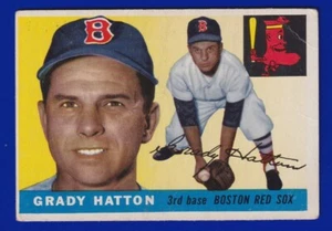 GRADY HATTON red sox 1955 TOPPS #131 GOOD - Picture 1 of 2