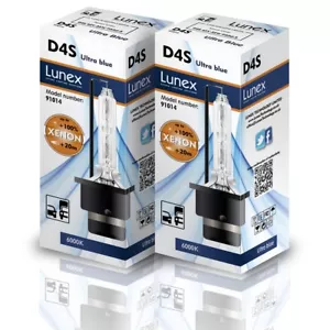 2 x D4S LUNEX HID GLÜHBIRNEN kompatibel mit Osram, Philips XENON 6000K - Bild 1 von 2