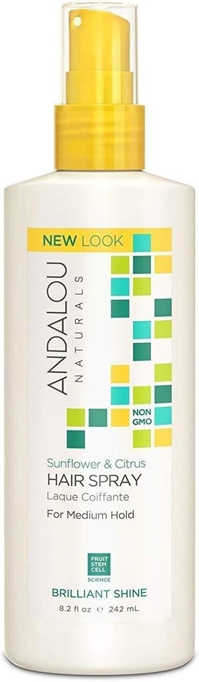 Andalou Naturals Brilliant Shine Hair Spray Sunflower & Citrus Styling and Ha... - Image 1 of 1