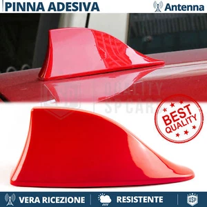 Antenna PINNA DI SQUALO Rossa PER AUDI A3 8P-8V-8L Vera Ricezione AM-FM-DAB+ - Foto 1 di 11