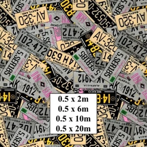 Hydrographic Water Transfer Film - Hydro Dipping Print Number Plates - Picture 1 of 1