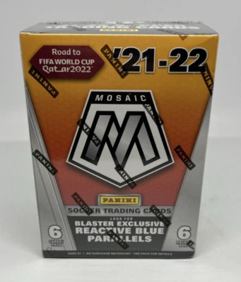 2021-22 Panini Mosaic Road to World Cup Fanatics Exclusive Blaster Box New - Image 1 of 4