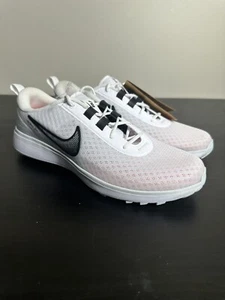 Nike Infinity Ace Next Nature Golf Shoes DX0024-100 Mens 10 White/Platinum New - Picture 1 of 6