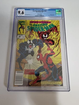 Amazing Spider-Man #362 ~ CGC 9.6 ~ Quiosco ~ Carnage, Venom ~ Marvel (1992) Foto 1 de 2