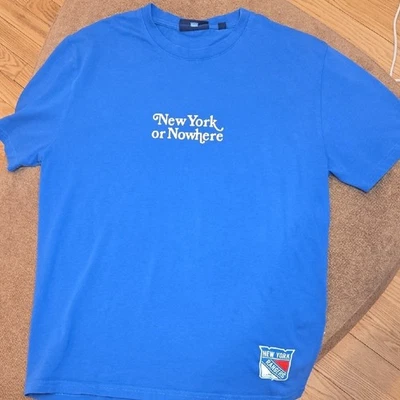Camiseta azul New York or Nowhere NYON NY Rangers camiseta edición limitada - mediana Foto 1 de 4