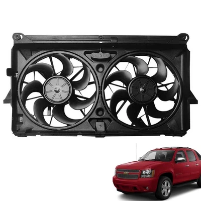 Ventilador de enfriamiento de radiador dual para Chevrolet Avalanche 2007-2013 Foto 1 de 4